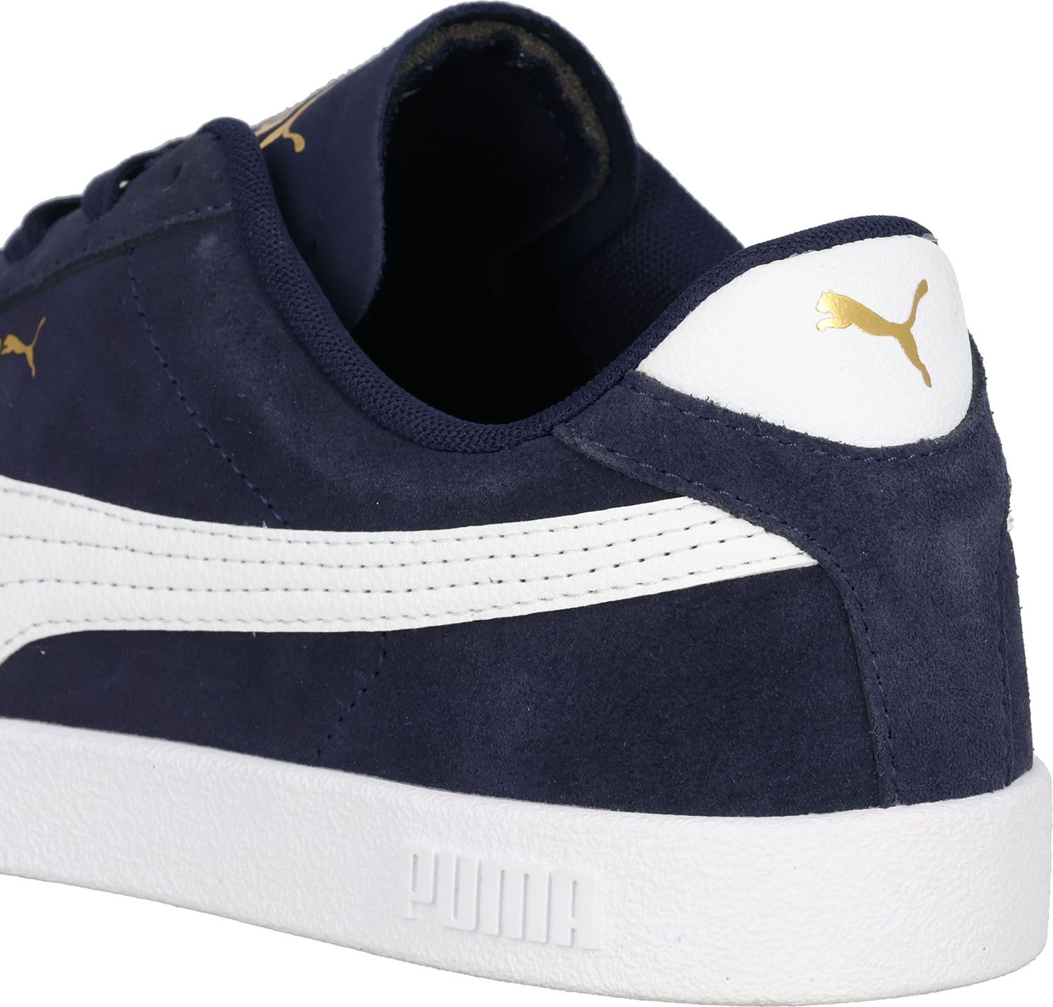 プーマ PUMA PUMACLUB2 メンズ レディース スニーカー 靴 シューズ ウォーキング ローカット スエード デイリー タウンユース 普段使い 通勤 通学 快適 39744404 プーマ ネイビー プーマ 245