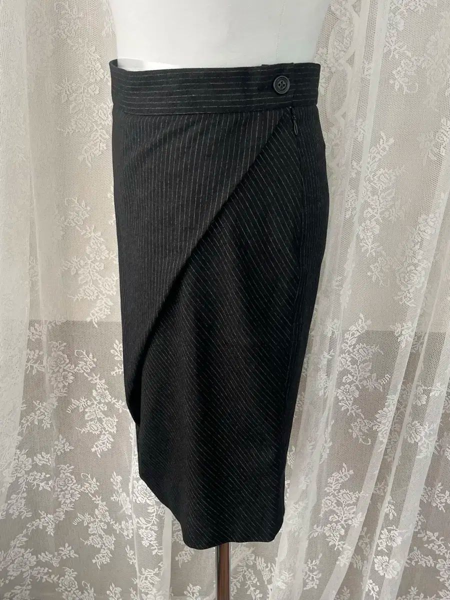 38 VIVIEN ウェストウッド アングロマニア ドレープ スカート ミディ丈