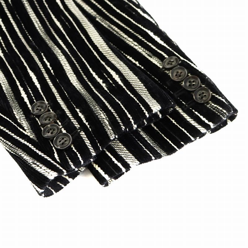 ガラアーベント GalaabenD チェスターコート ロング丈 ストライプ柄