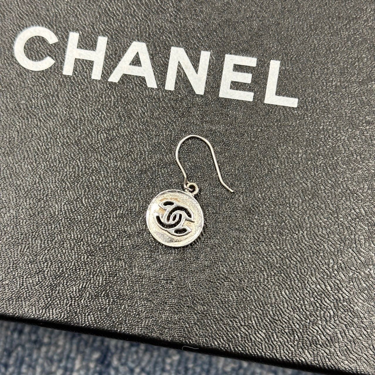 CHANEL シャネル フックピアス ココマーク シルバー 00A CHANELフック 