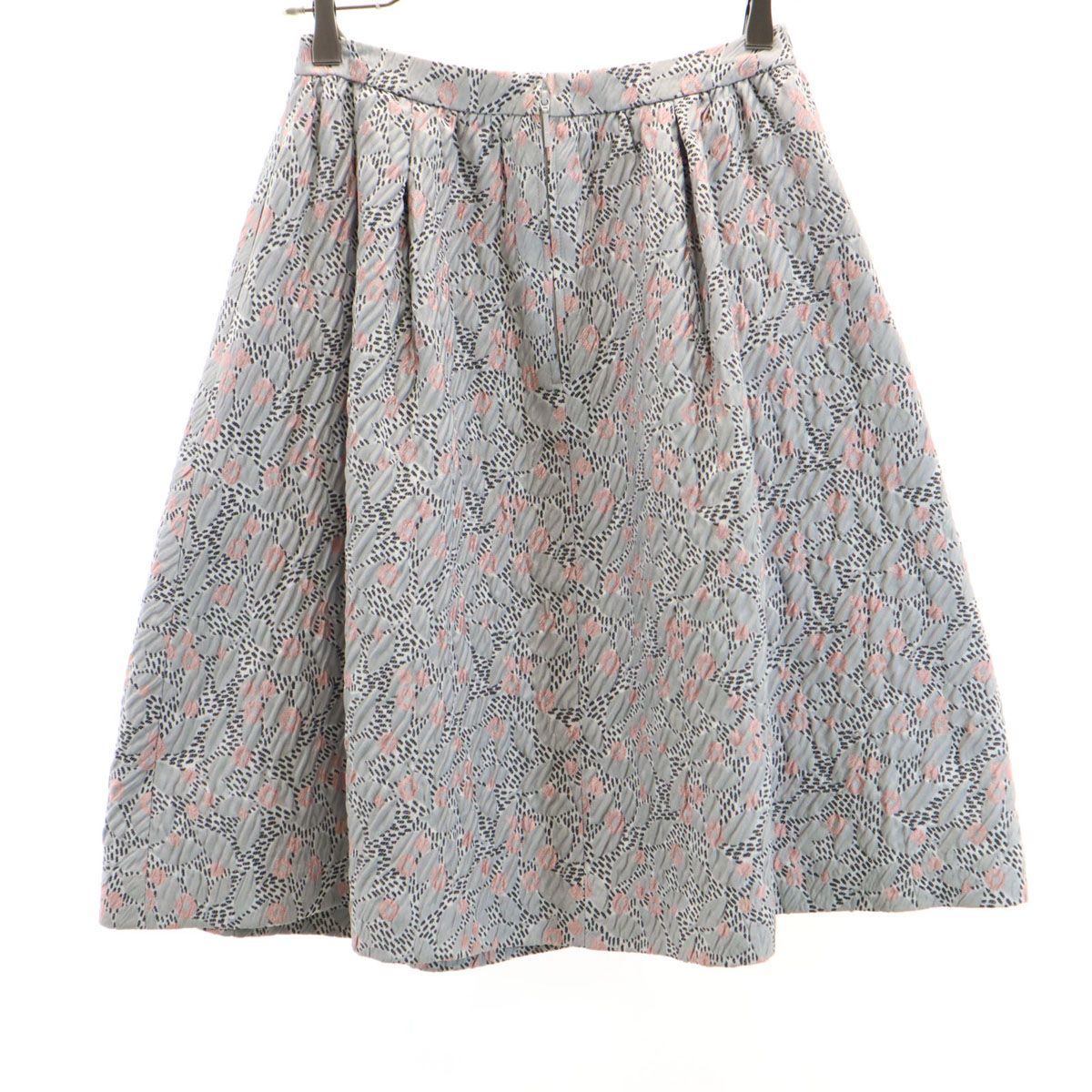 美品 Rene ルネ ♡ フラワージャガード ワンピース 36 イタリア製生地
