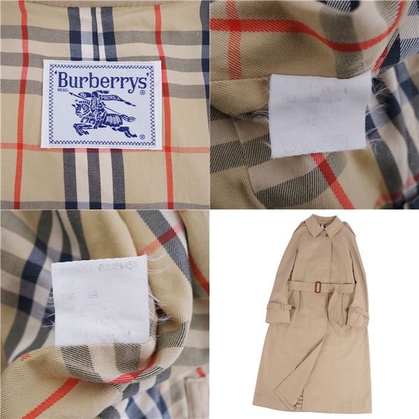 美品 Vintage バーバリー Burberrys コート シングル トレンチコート