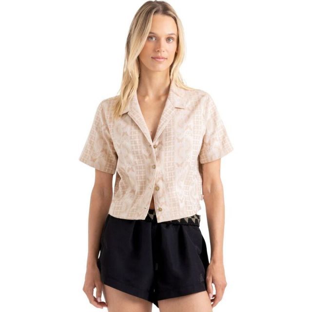 【送料無料】 ローアク レディース Tシャツ トップス Camp Shirt - Women's Eggshell