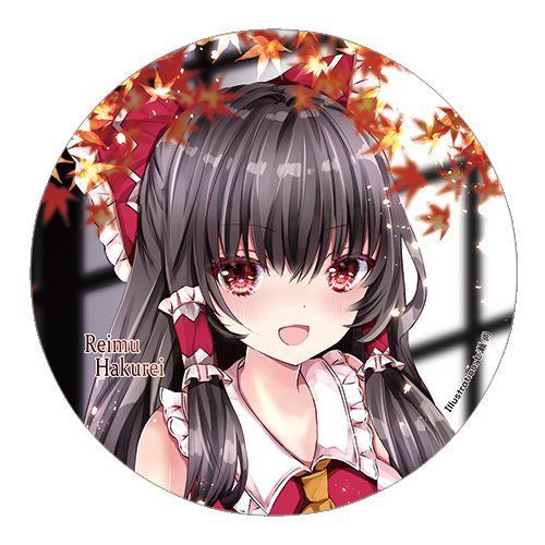 東方Project缶バッジ すなめりドリル缶バッジ 霊夢秋21-10(七瀬