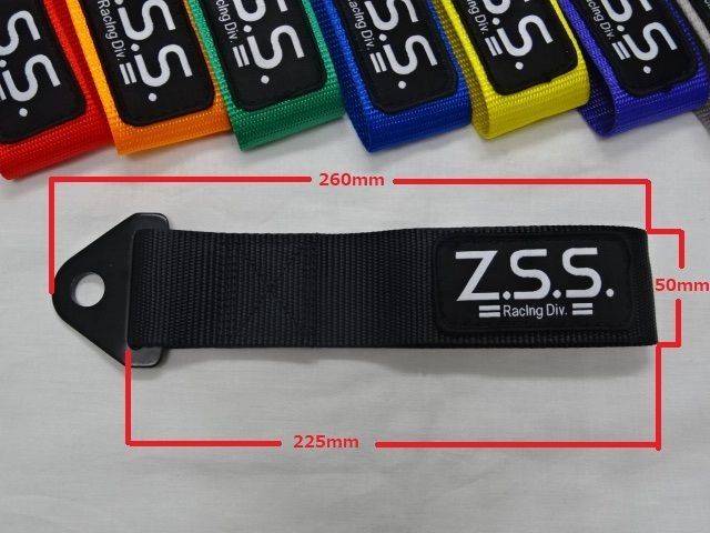 Z.S.S. トーストラップ レッド 赤 牽引ベルト フック 1個