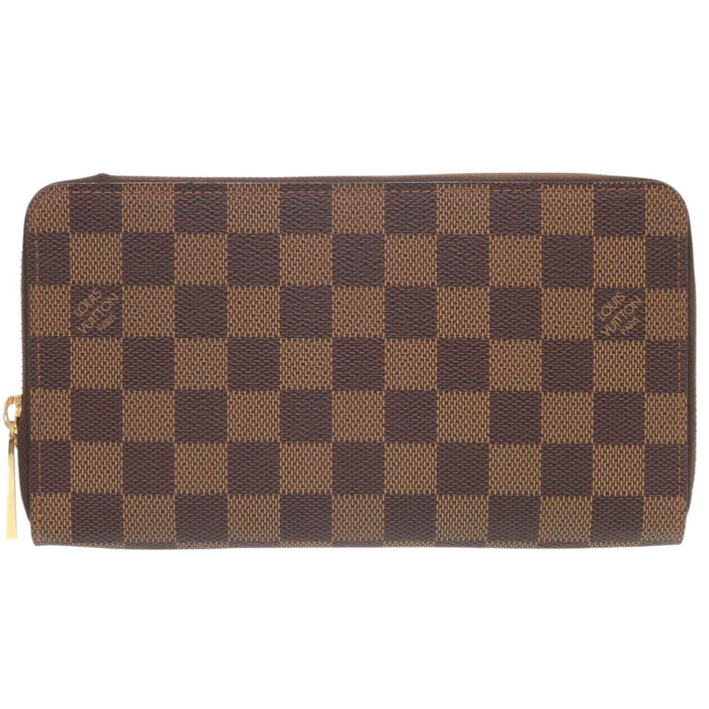 ルイ ヴィトン ジッピー オーガナイザー ダミエ N60003 ダミエキャンバス ブラウン 長財布 茶 LV 0845 LOUIS VUITTON