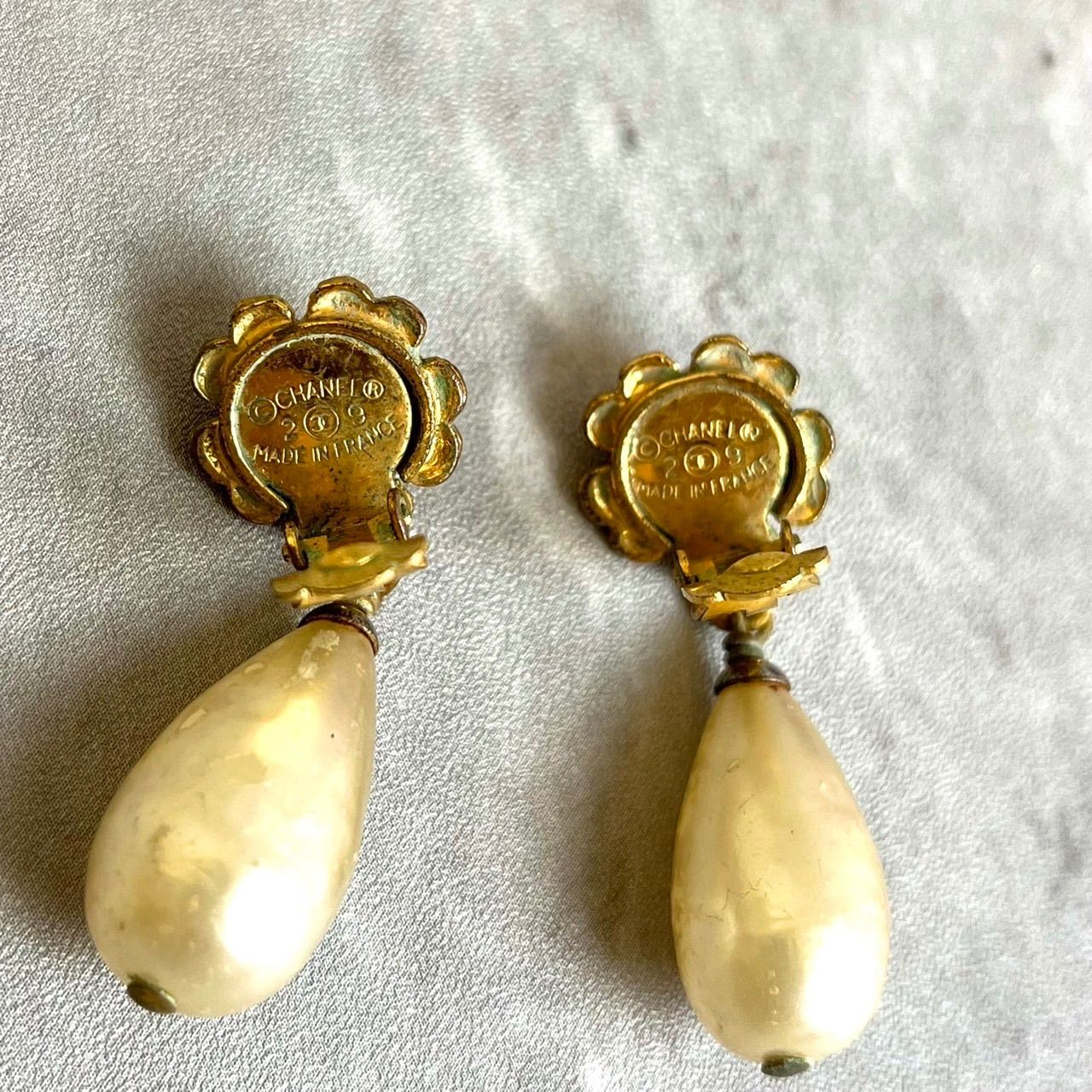 ✨良品✨CHANEL シャネル イヤリング ピアス アクセサリー フラワー 