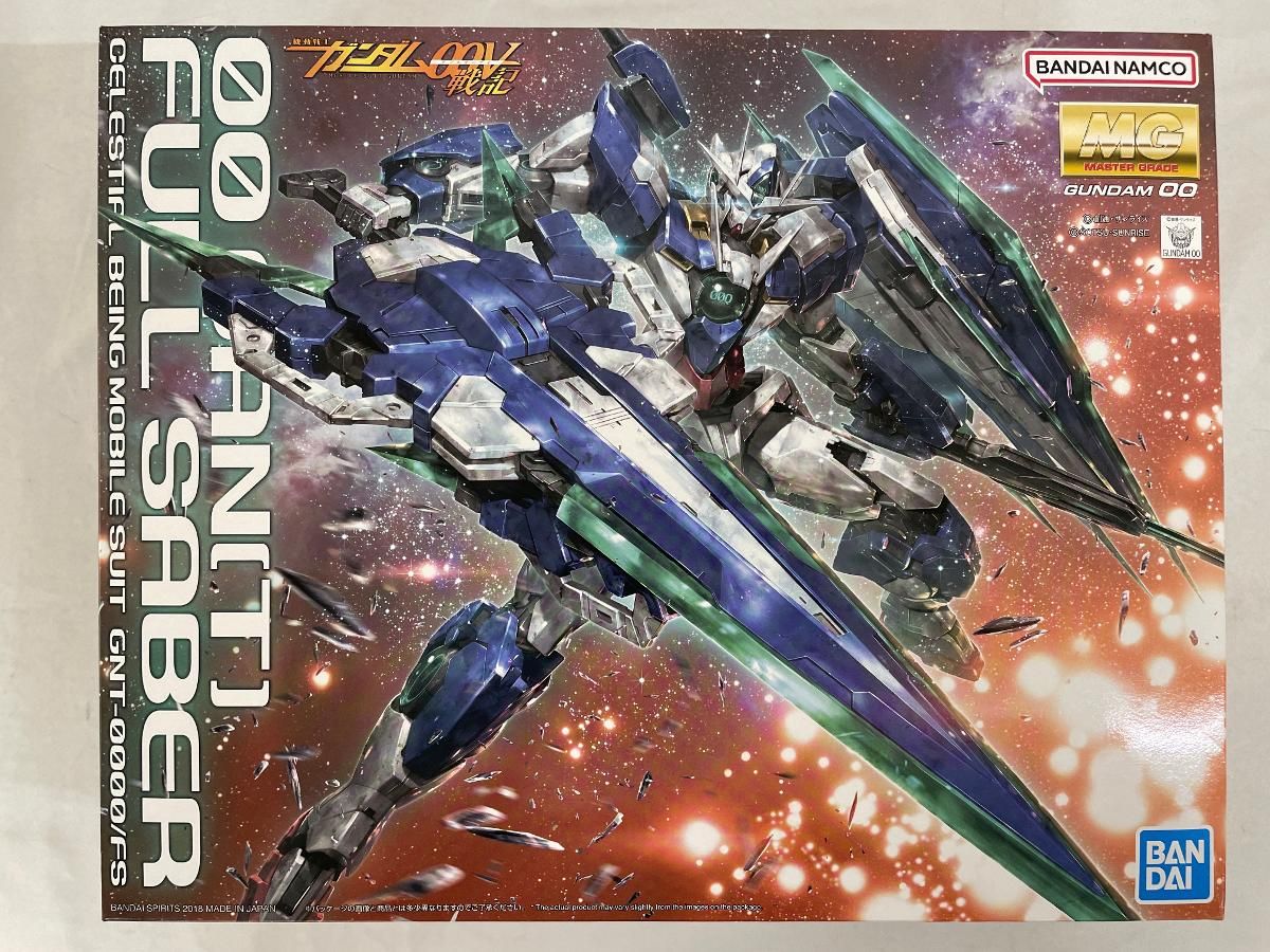未開封 MG 機動戦士ガンダムダブルオー ダブルオークアンタフルセイバー 1|100スケール 色分け済みプラモデル