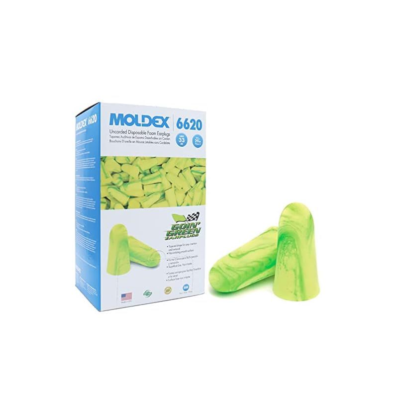 MOLDEX モルデックス ゴーイングリーン 約200ペア 6620 耳栓 遮音 睡眠用 いびき 安眠グッズ