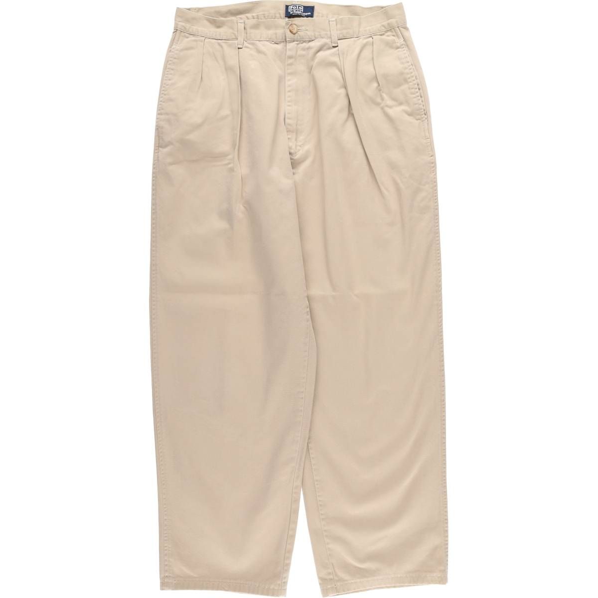 古着 90年代 ラルフローレン Ralph Lauren POLO by Ralph Lauren ツータック チノパンツ USA製 メンズw32相当 ヴィンテージ/eaa522805