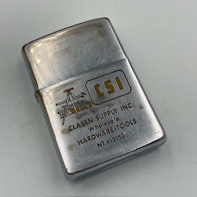 世界有名な Zippo ジッポー ライター PAT エッジング CSI 企業もの 1964年 その他