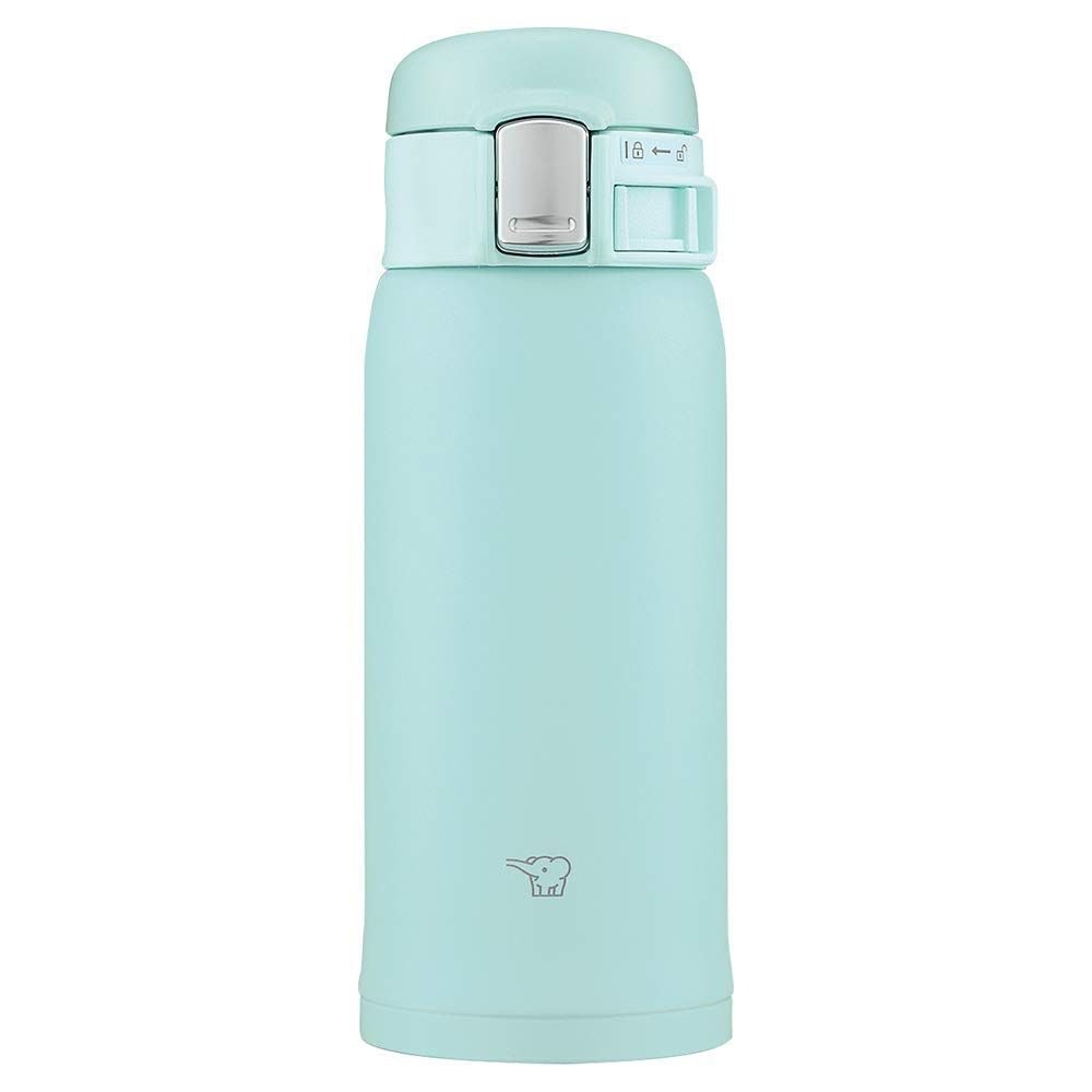 【在庫処分】直飲み 【ワンタッチオープン】 ステンレスマグ 水筒 360ml ミントブルー 象印マホービン(ZOJIRUSHI) SM-SF36-AM