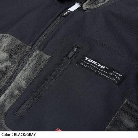 人気 e-HEAT フリース インナーパーカ ブラック/グレー WLサイズ