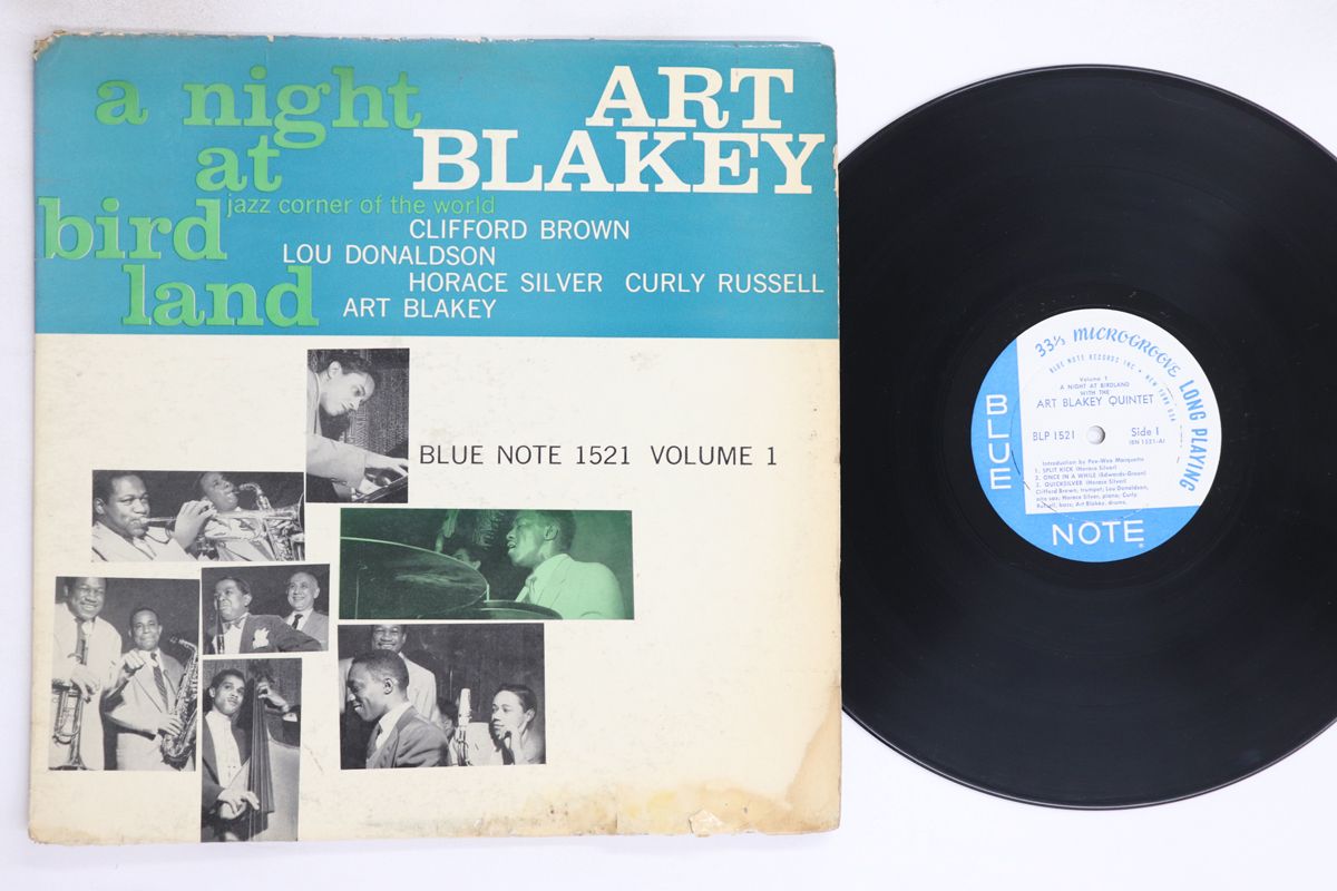 米LP Art Blakey A Night At Birdland, Volume 1 BLP1521 BLUE