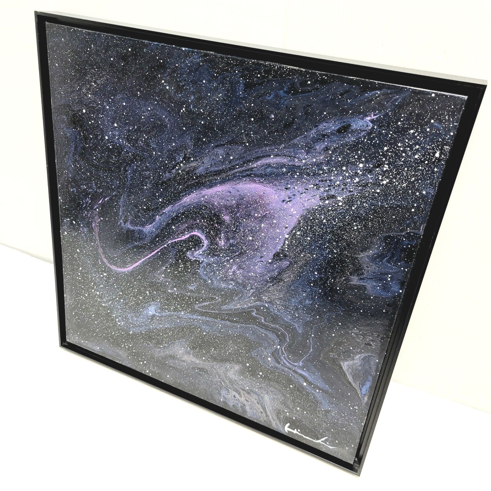 -lemon 抽象画 FLY アートパネル 41x41cm