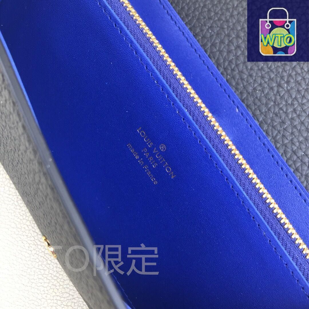 極美品Louis Vuitton ❣️超人気 ブルー 長財布 極美品】Louis vuitton 財布、小銭入れ、二つ折り財布、長財布4