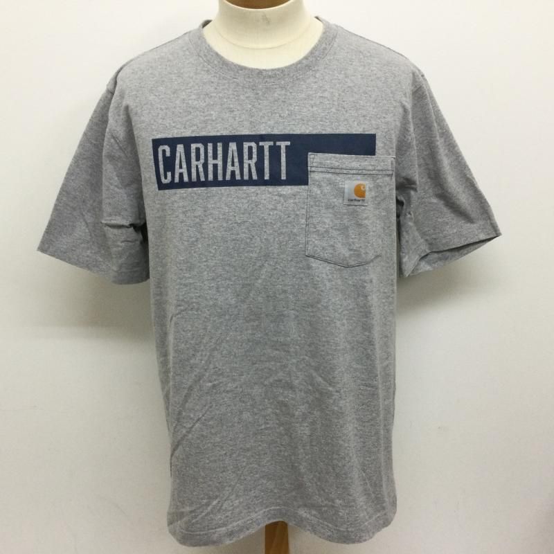 Carhartt カーハート Tシャツ 半袖 104180HGY RELAED FIT ロゴプリント ポケット付 半袖Tシャツ