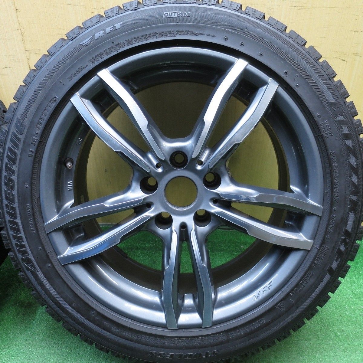 MAK LUFT FF 18in PCD112+ BLIZZAK RFT中古品 バリ溝！キレイ！8.5分