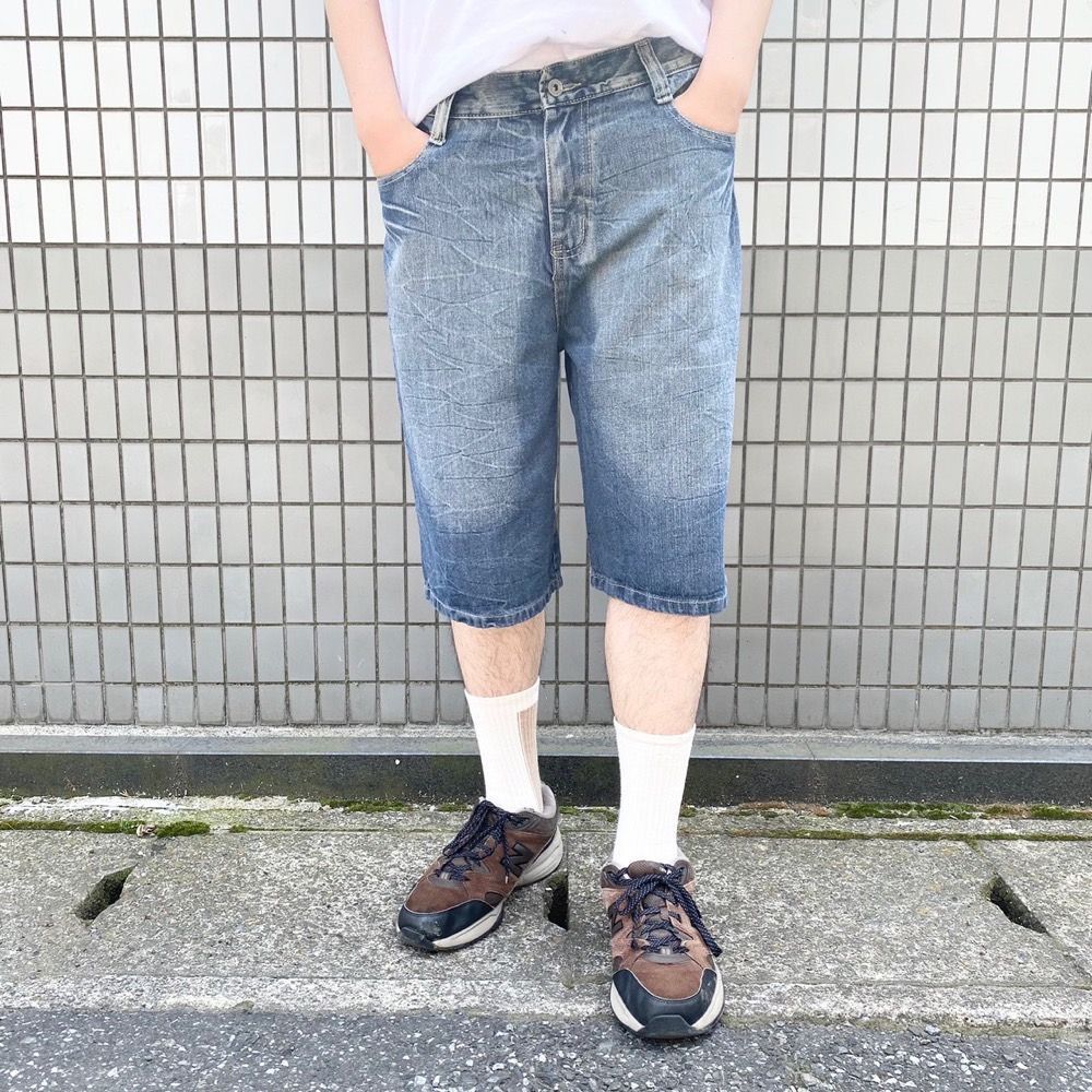 billabong 【ビラボン】デニムハーフパンツW33 USA USED