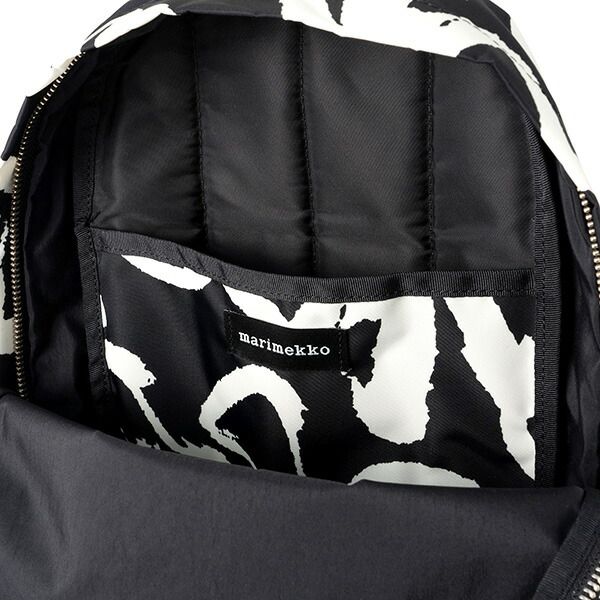 新品 マリメッコ Marimekko リュックサック ハルハ MINI EIRA ブラック  