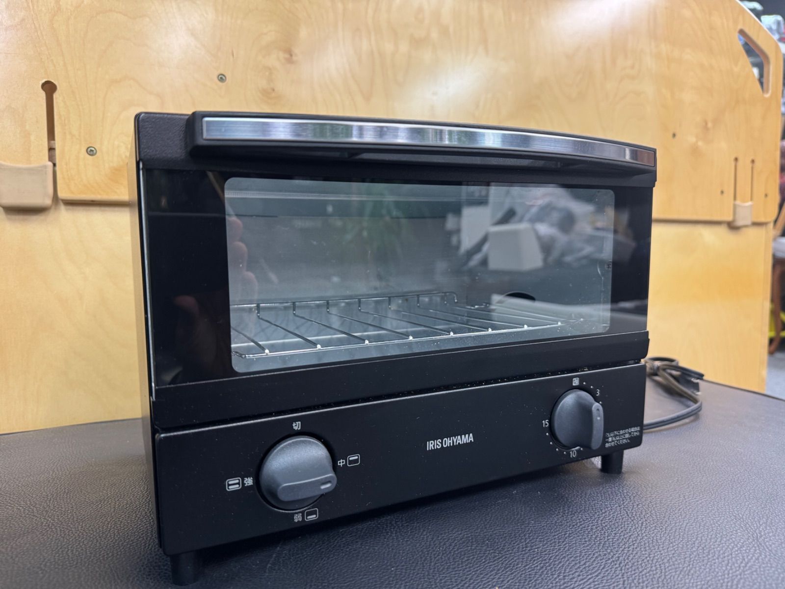 2023年製IRIS OHYAMA コンパクト電子レンジ ブラック 広島限定
