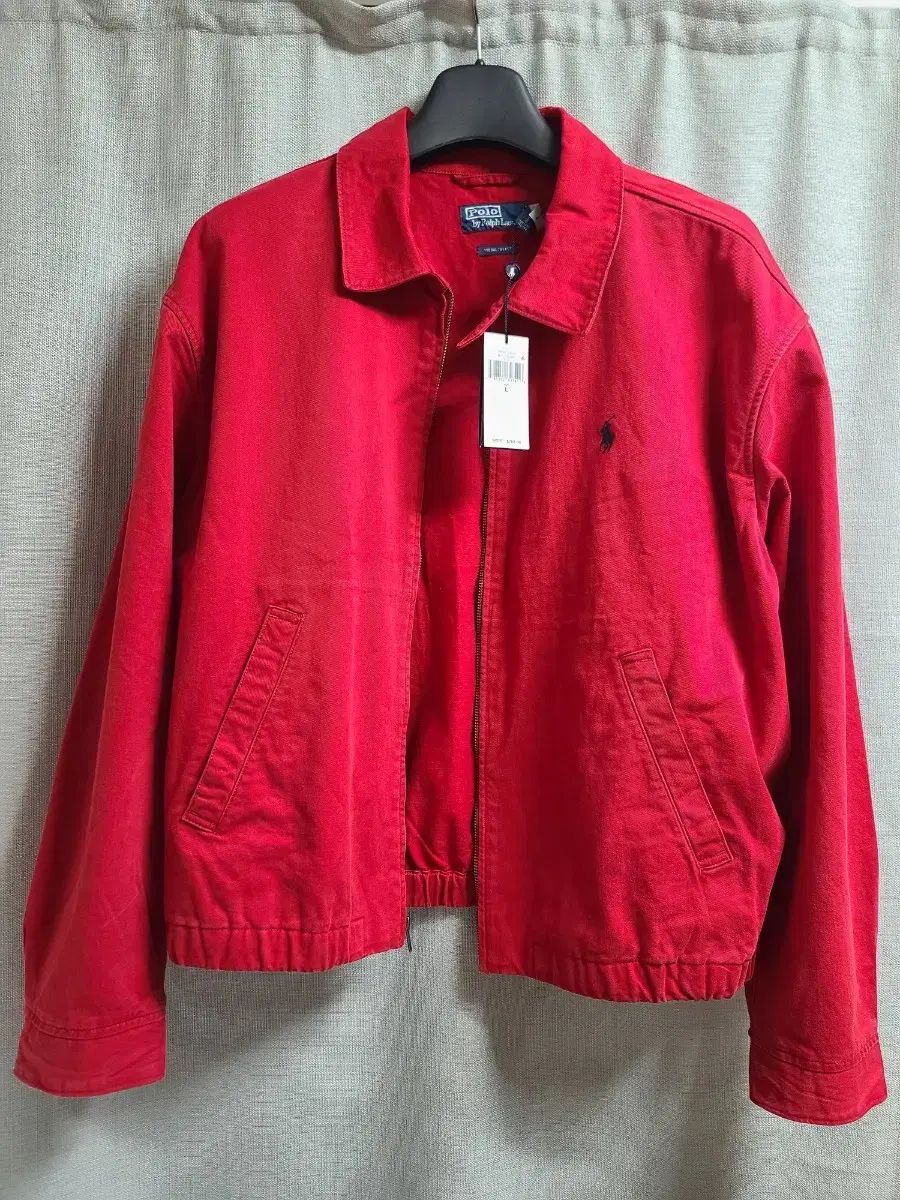 L ポロ Ralph Lauren ラルフローレン ビッグ ジャケット レッド