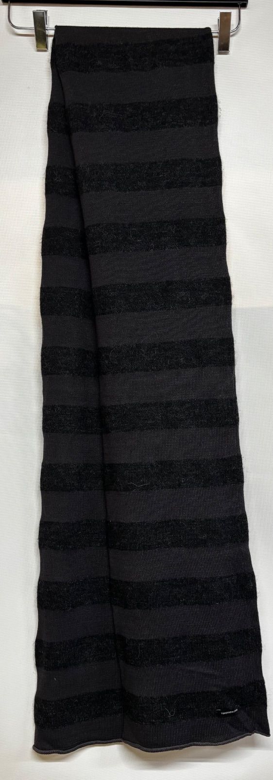 ○ マフラー TOMORROWLAND グレー ブラック トゥモローランド