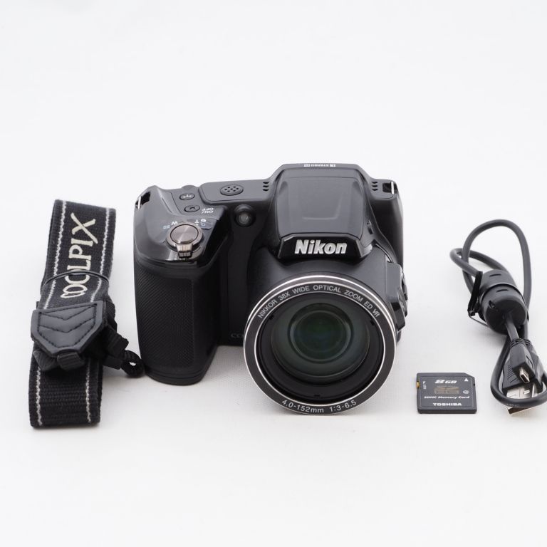 Nikon ニコン COOLPIX L840 デジタルカメラ 38倍光学ズーム Wi-Fi内蔵 (ブラック) カメラ本舗｜Camera honpo  メルカリ