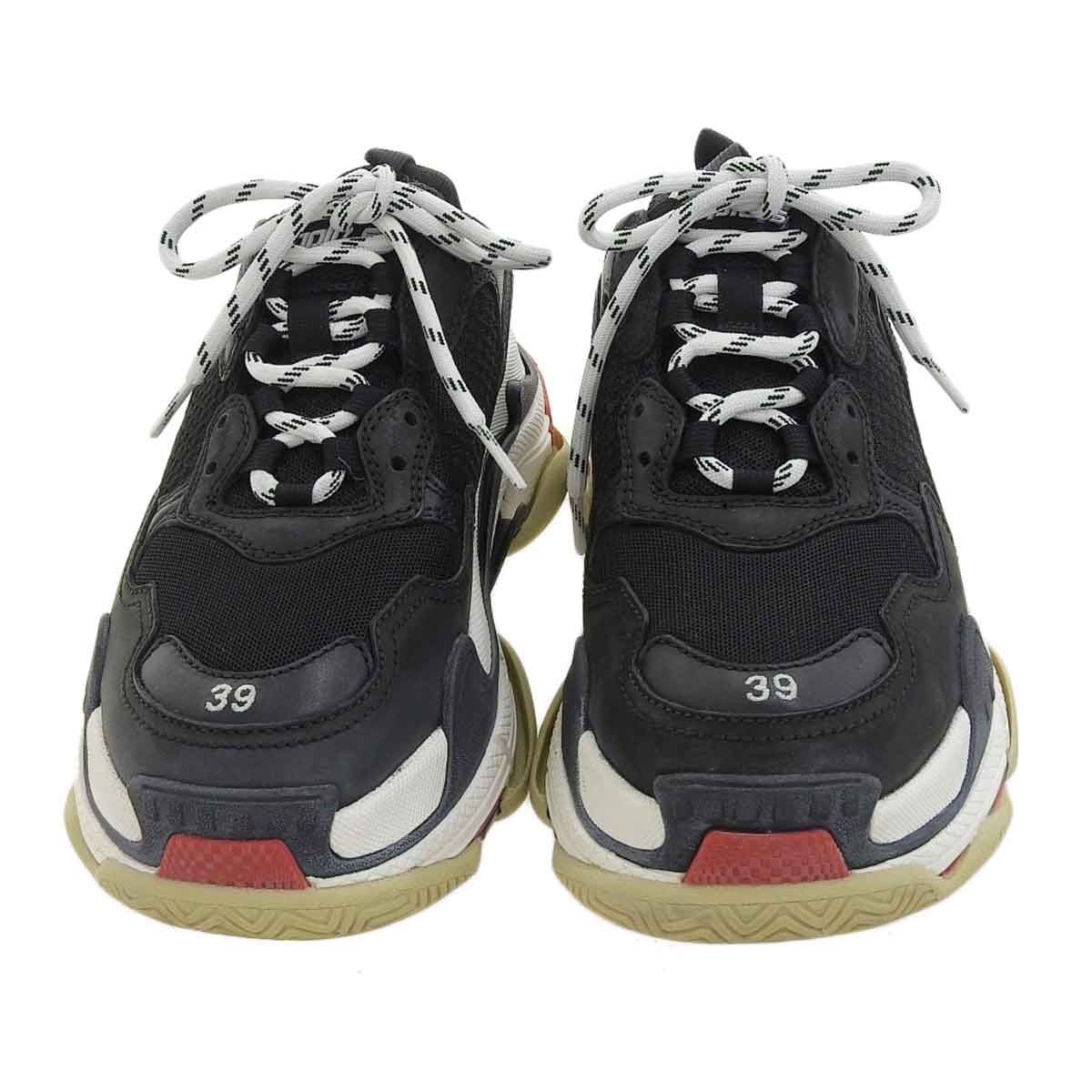 バレンシアガ トリプルS スニーカー 524037 メンズ ブラック  