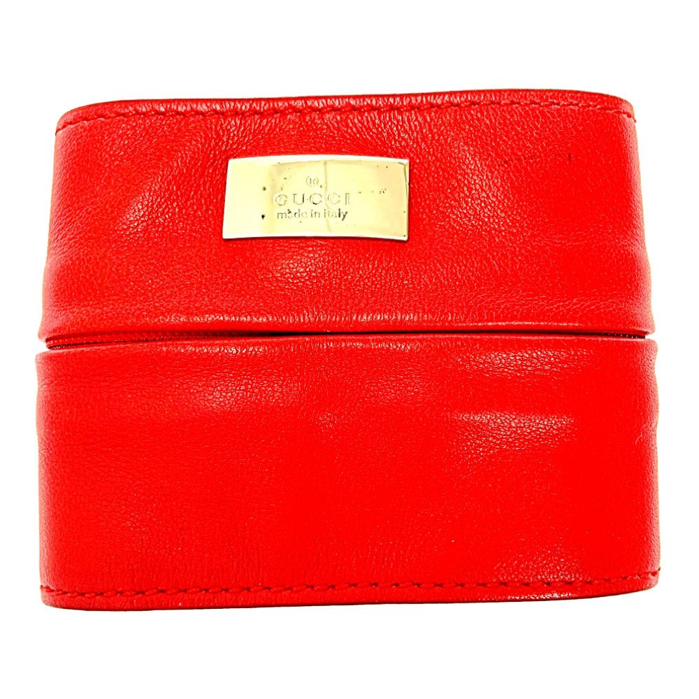 中古】GUCCI グッチ 039・1669・0994 レザー ブレスレット コイン ...