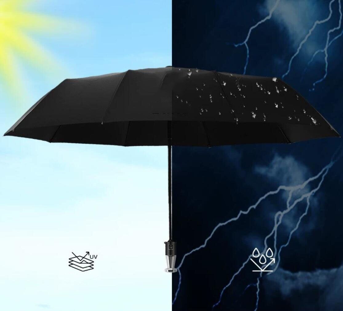 Maserati 折りたたみ傘 ブラック 自動