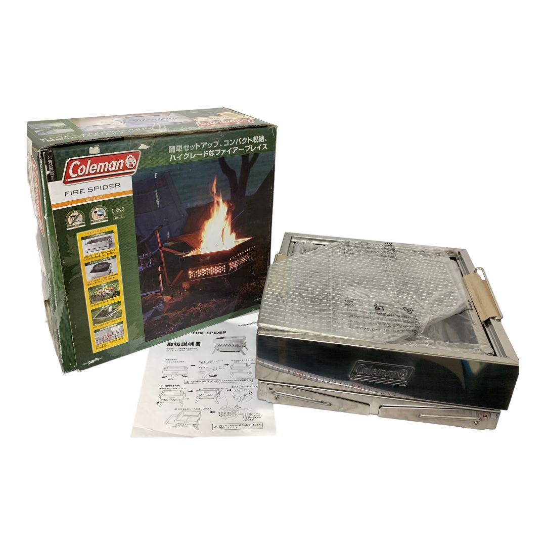 未使用開封品】 コールマン Coleman 焚き火台・ファイヤースパイダー