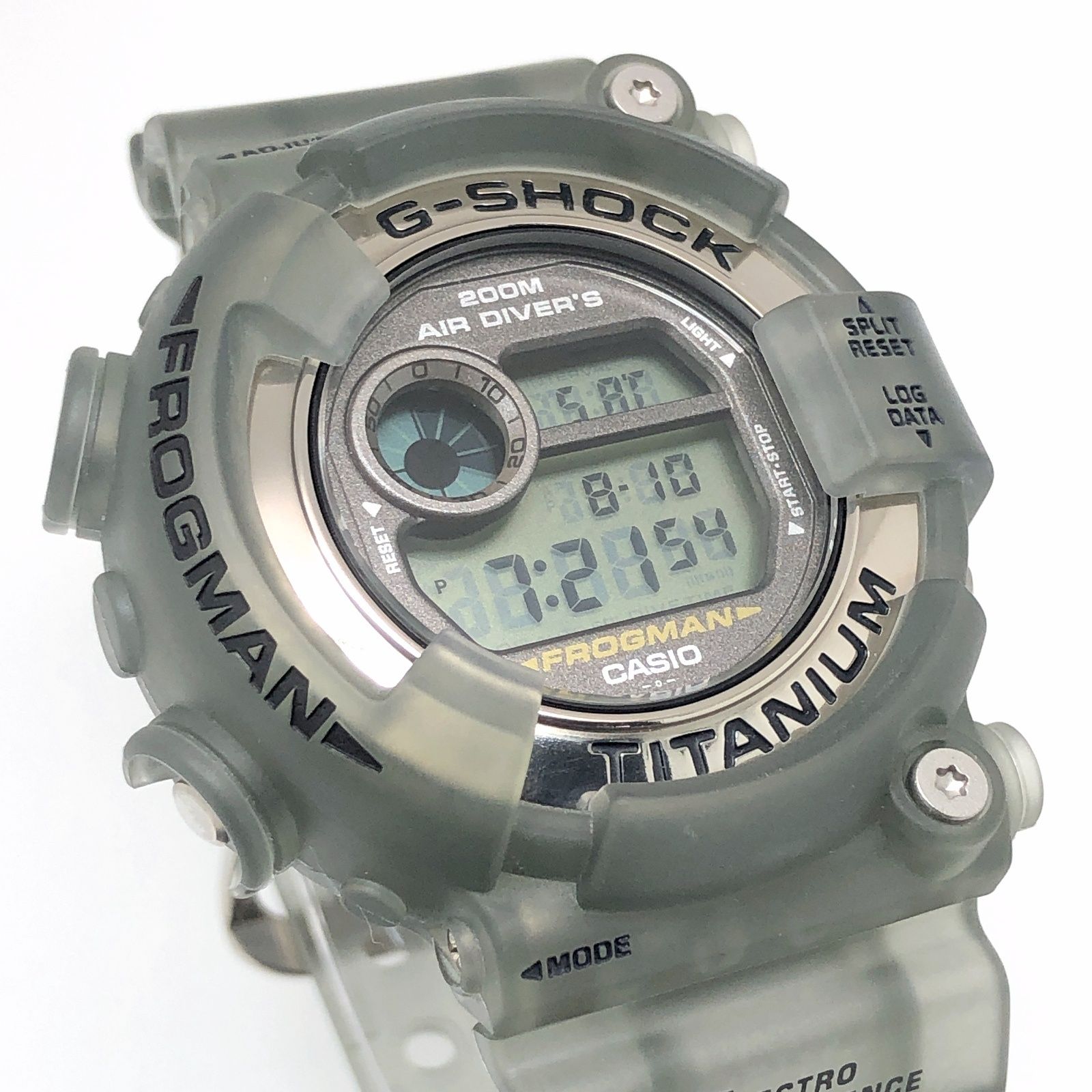 G-SHOCK ジーショック DW-8200MS-8T FROGMAN MEN IN SMOKE フロッグマン メンインスモーク スケルトン チタンケース  - メルカリ