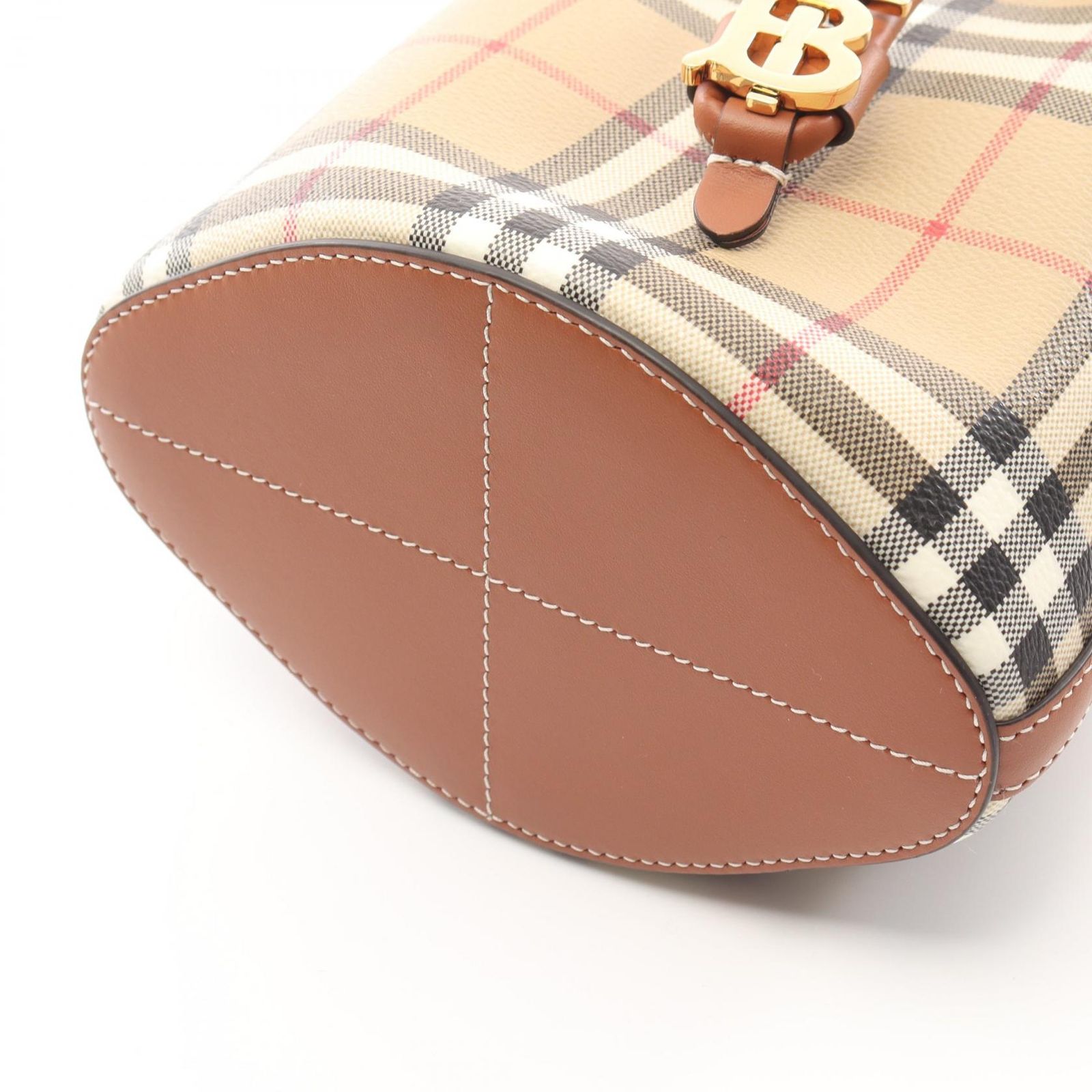 バーバリー BURBERRY ショルダーバッグ TBロゴ バケットバッグ 809604 