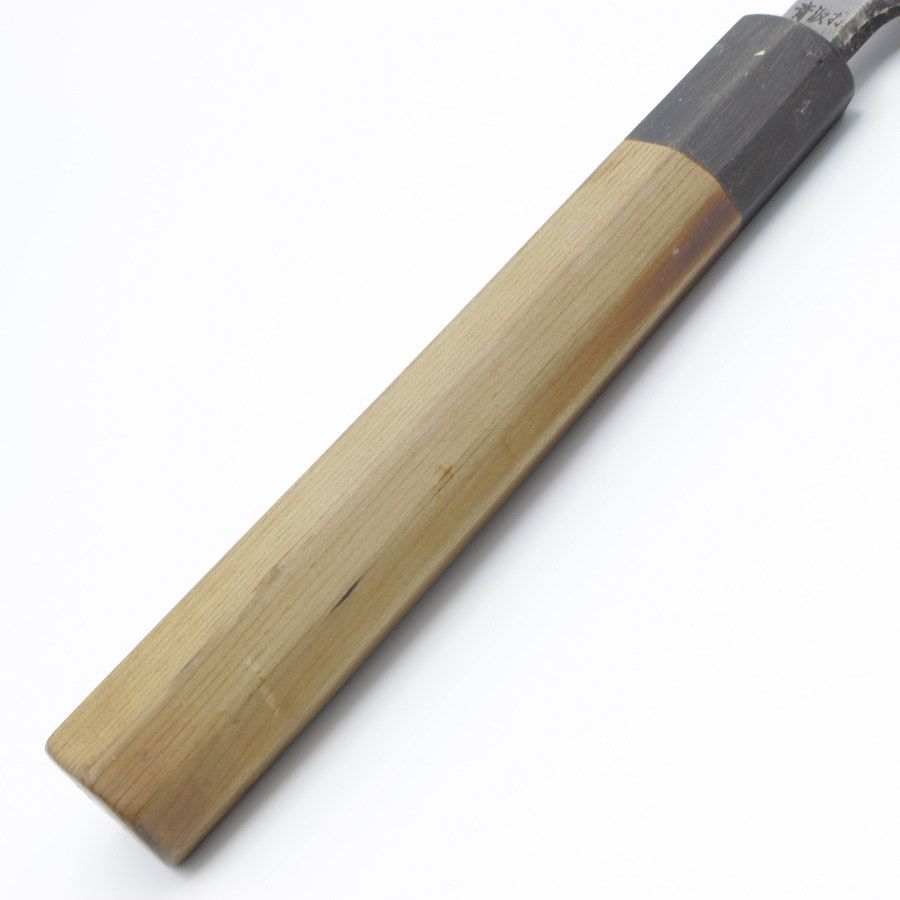 堺一文字光秀 本鍛錬 青波打 柳包丁 尺二 八角柄 鞘付 刃渡り約365mm