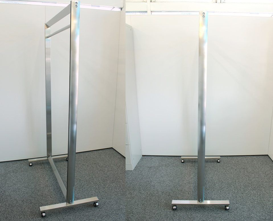 美品】okamura ステンレスコートハンガー キャスター付 【公式通販】