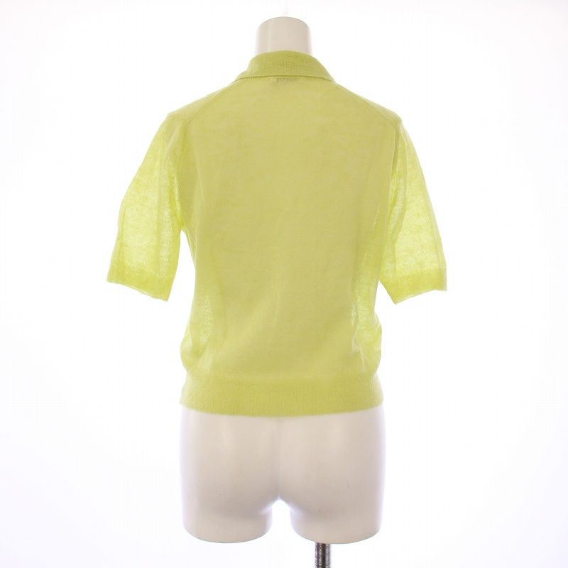 オーラリー AURALEE 25SS KID MOHAIR SHEER KNIT POLO