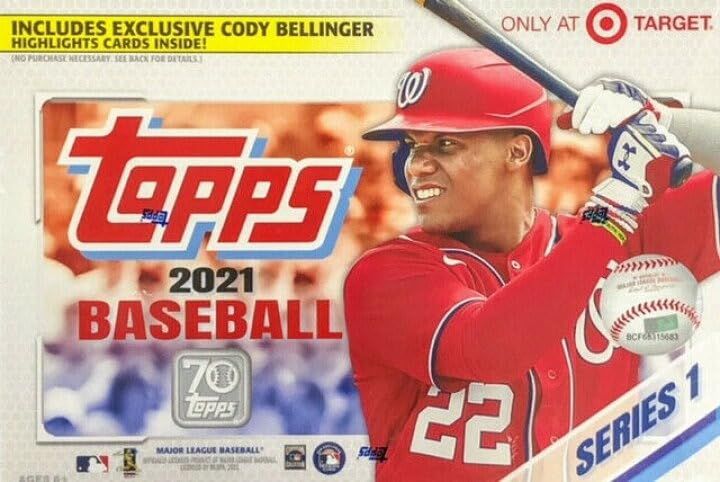 MLB 2021 Topps Series 1 Baseball Card Mega Box トップス シリーズ1 ベースボール カード メガボックス [並行輸入品] 