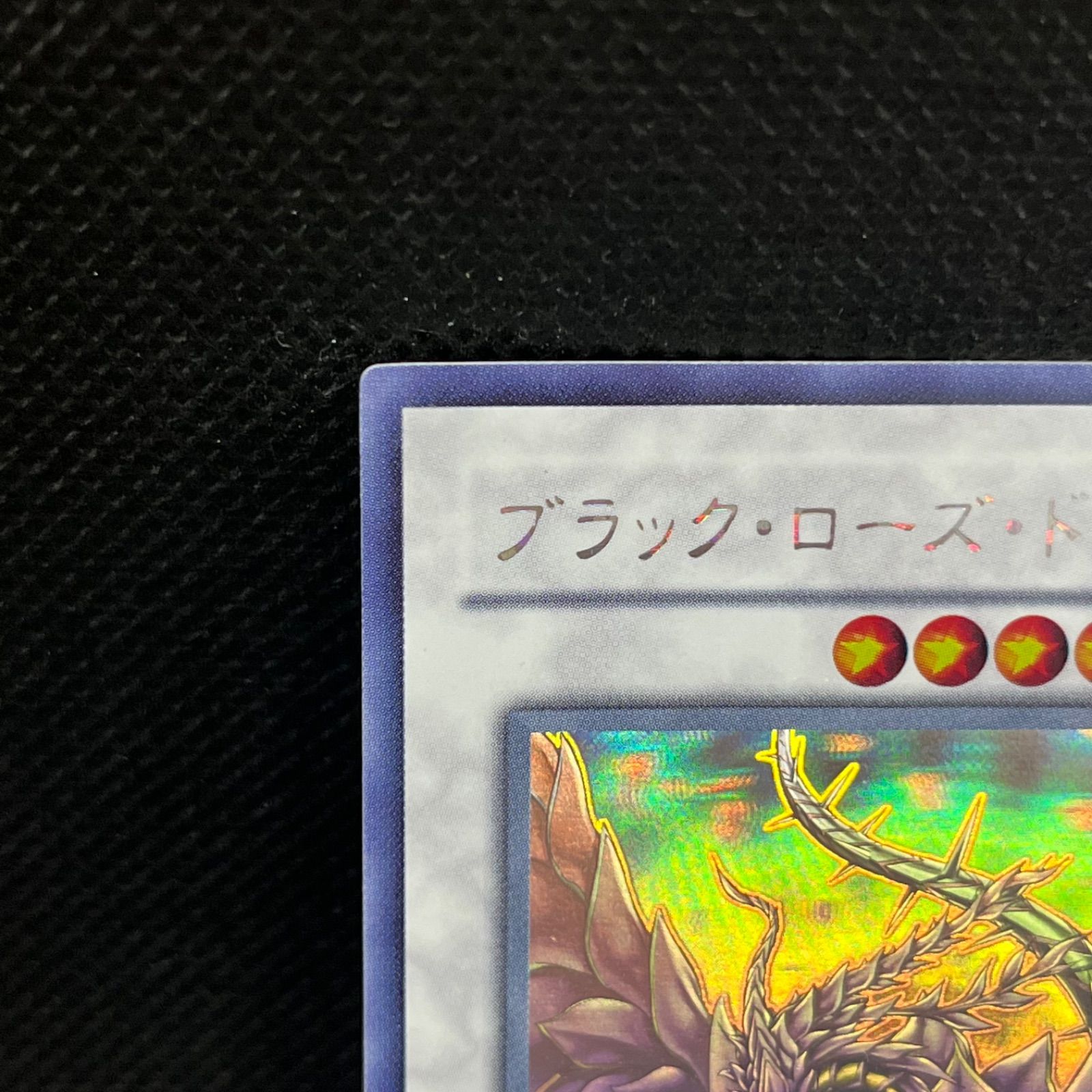 遊戯王 ブラック・ローズ・ドラゴン ホログラフィックレア 黒ドラゴン