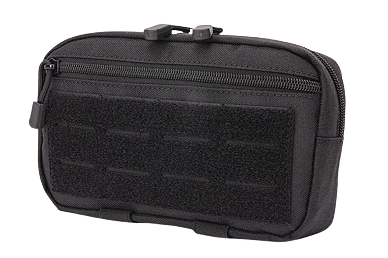 (TEAM TSURIO RAINBOW⑧) タクティカル 落し込み 小物入れ ポーチ Wファスナー BK01