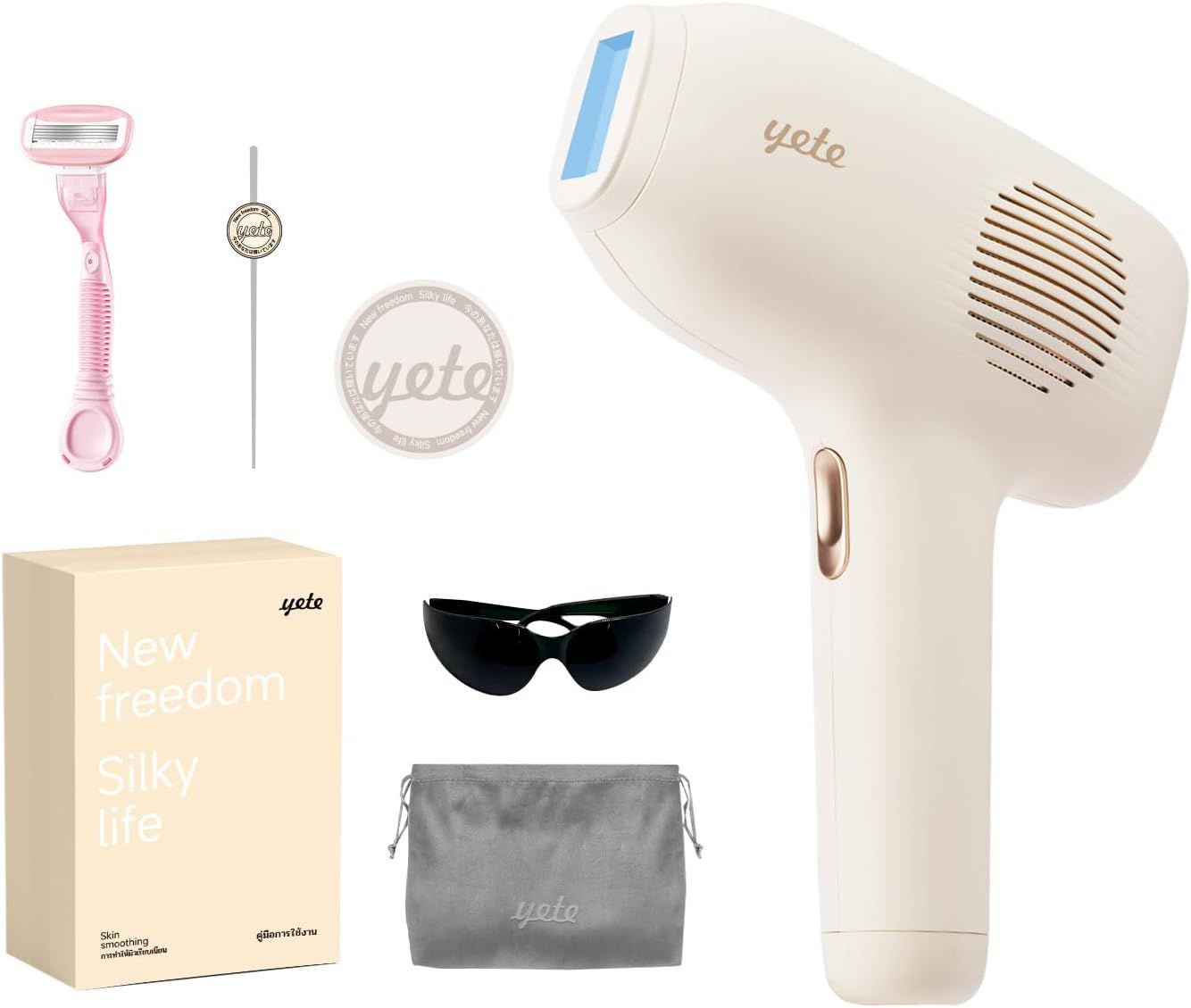 【今日だけ値下げ】 yete Silky life 脱毛器 yete 脱毛器