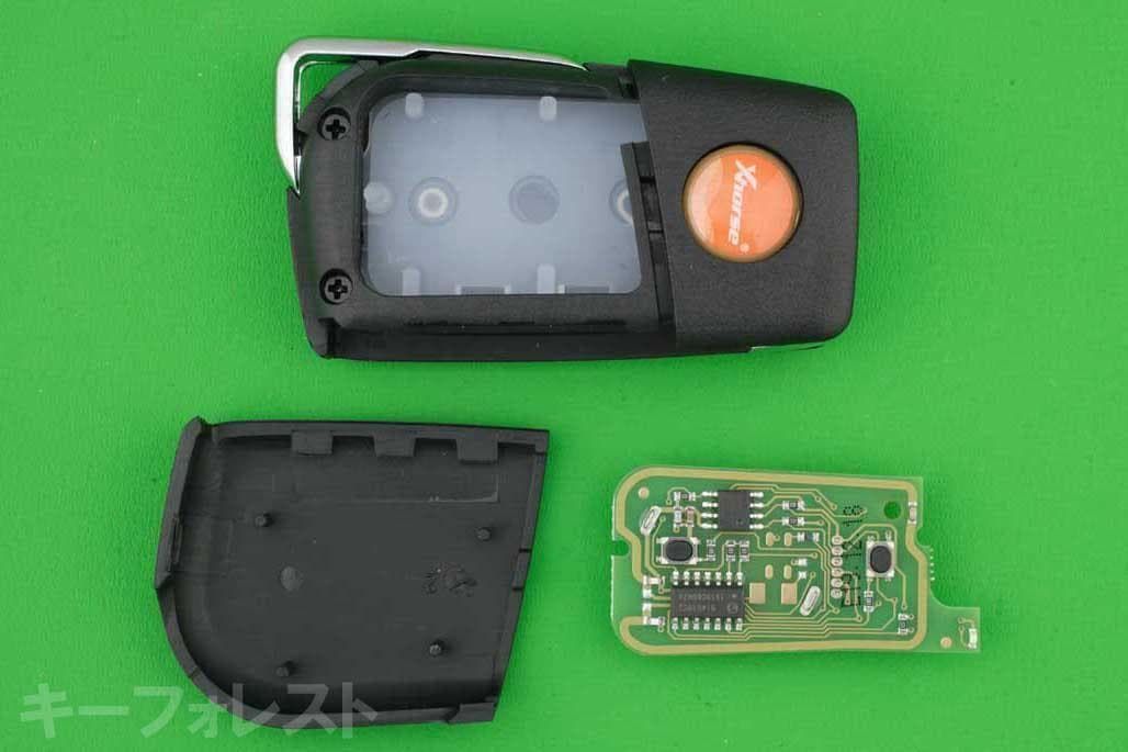 トヨタ ハイエース等 ジャックナイフ型キーレスリモコン 純正品同等の基盤付き BRIGHTFACE_UK