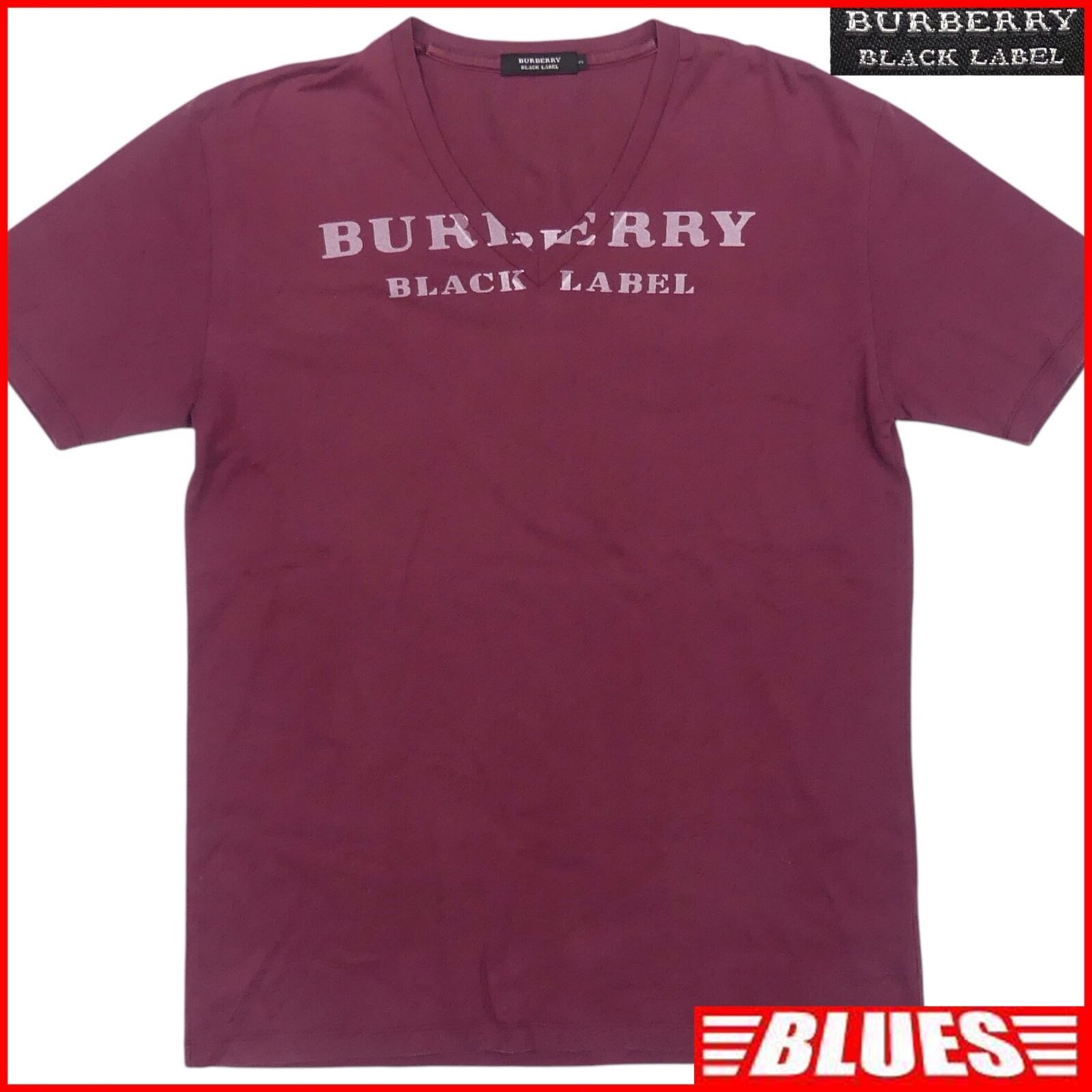 BURBERRY BLACK LABEL 廃盤 バーバリーブラックレーベル Tシャツ L 