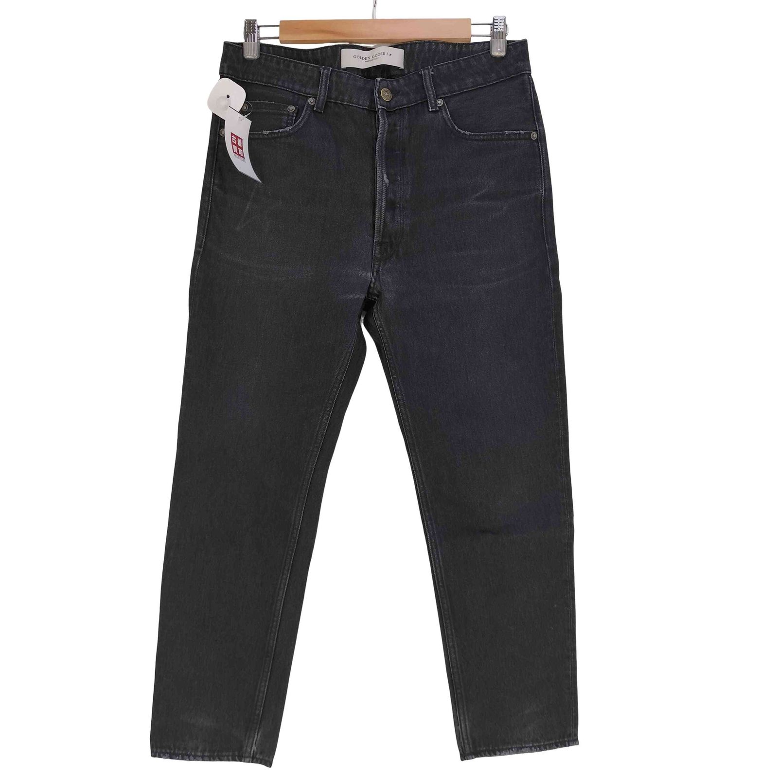 ゴールデングース GOLDEN GOOSE HAPPY REGULAR BLACK Tapered