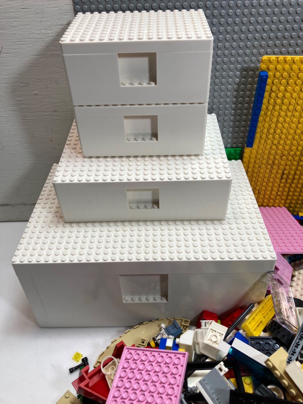 ☆お値下げ！ LEGO レゴ ブロック 基礎板、フィグ、パーツ 大量 約12kg 