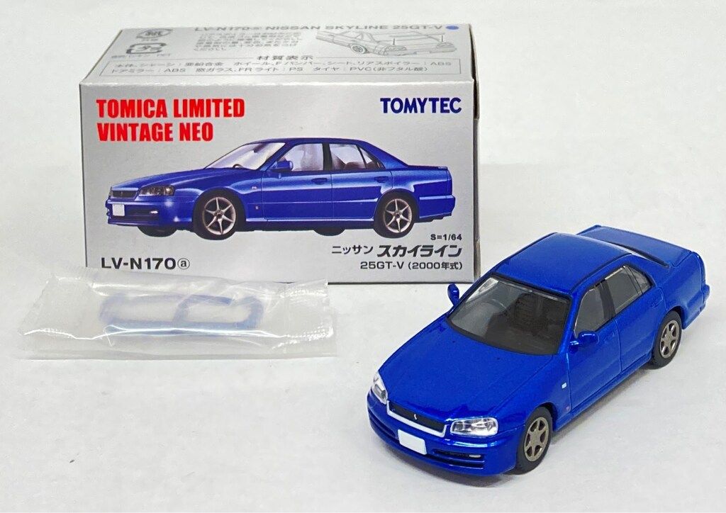 トミーテック TOMICA LIMITED VINTAGE NEO ニッサン スカイライン 25GT-V（2000年式）(ブルー) LV-N170a