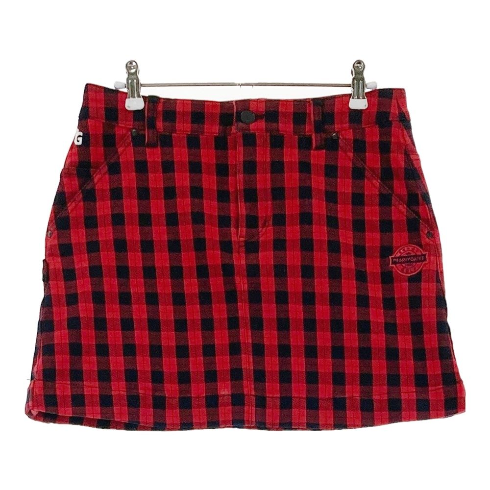 サイズ：1 PEARLY GATES パーリーゲイツ ストレッチスカート チェック