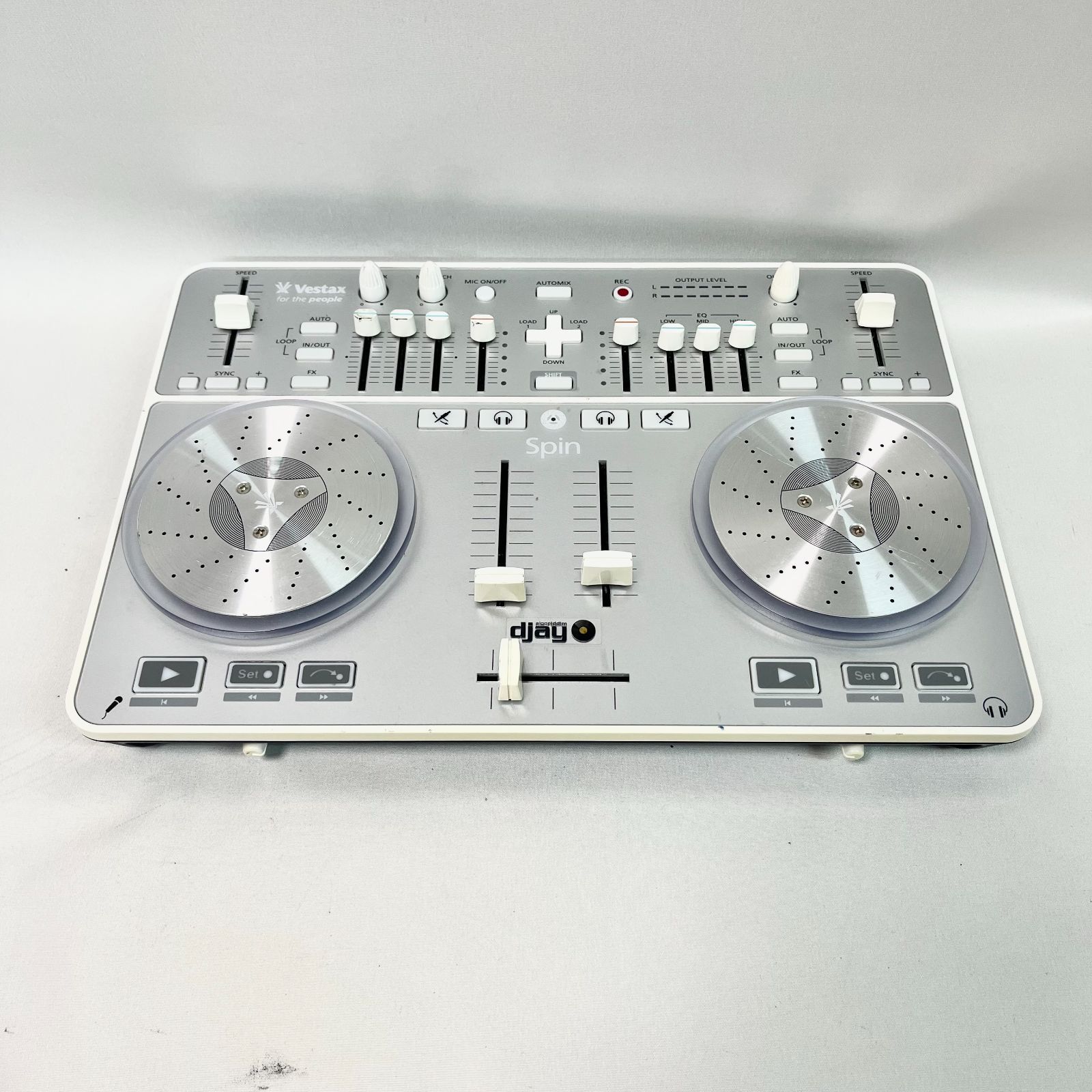 SPIN スピン Vestax ベスタクス djay対応 DJコントローラー 動作確認済み 中古現状品