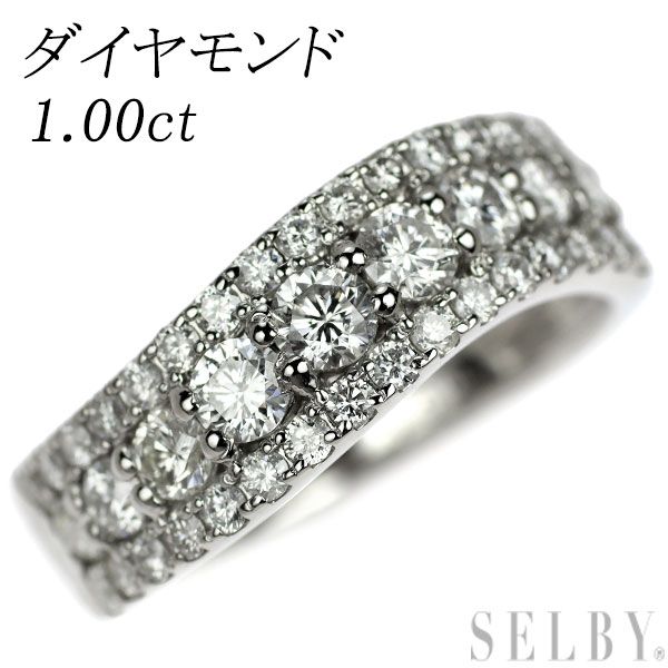人気アイテムランキング Pt900 メルカリ - 1.00ct リング ダイヤモンド アクセサリー