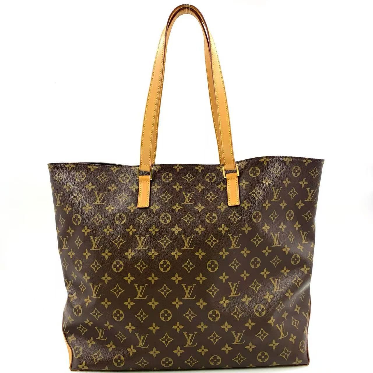 LOUIS VUITTON カバアルト モノグラム モノグラム レザー×PVC ブラウン 